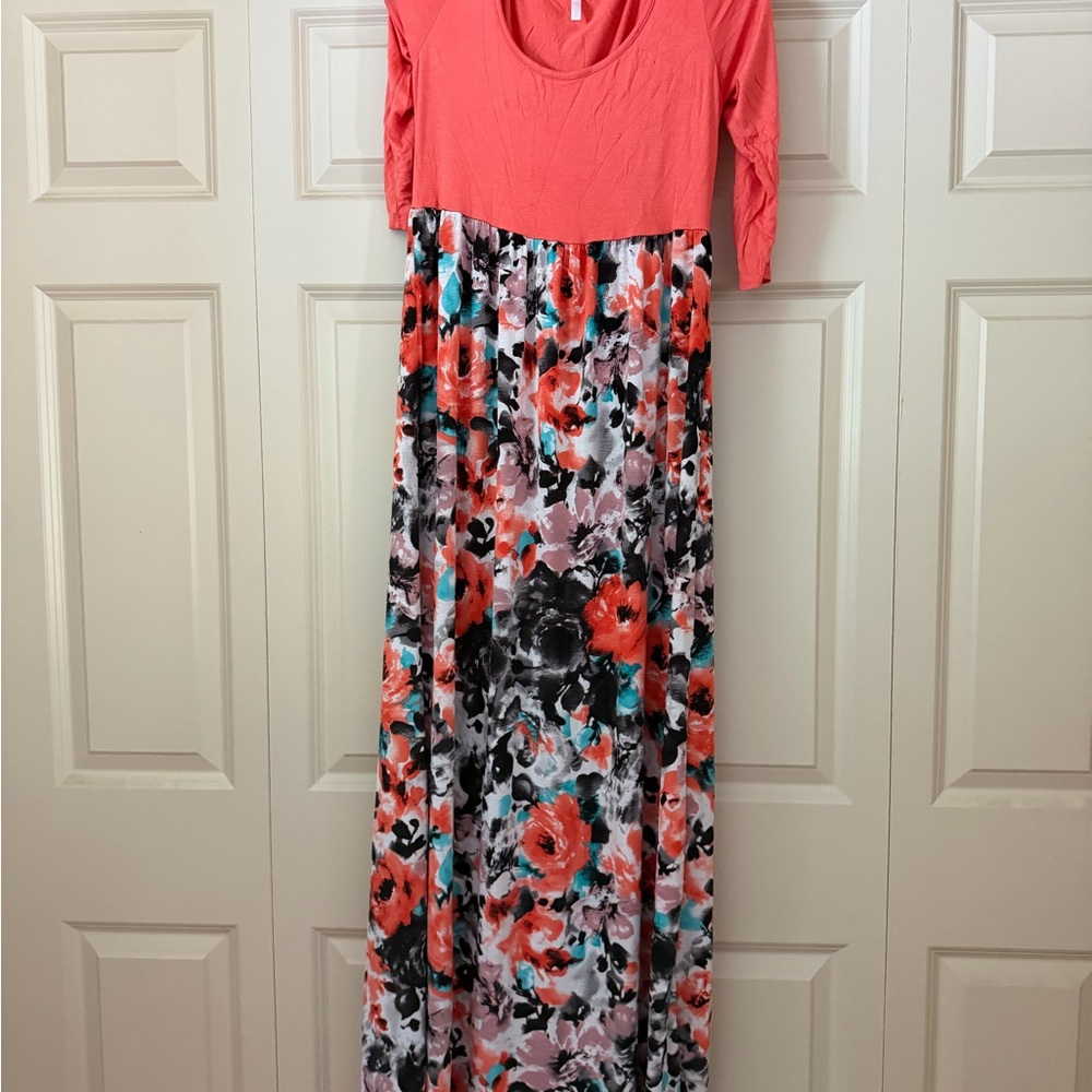 Pink Blush Maternity Dress